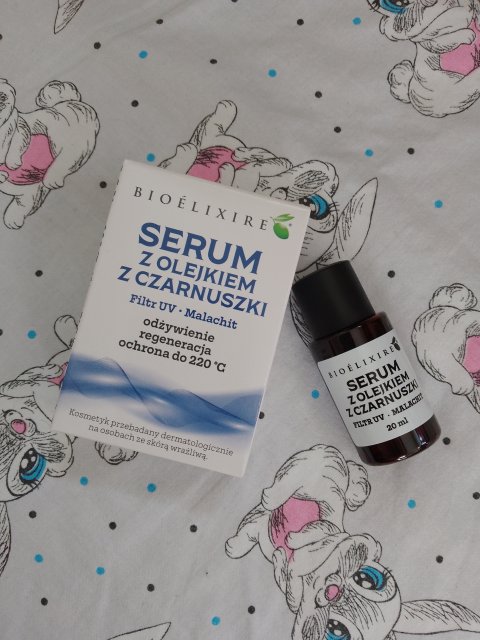 Bioélixire Serum do włosów, Z olejkiem z czarnuszki, Filtr UV, Malachit