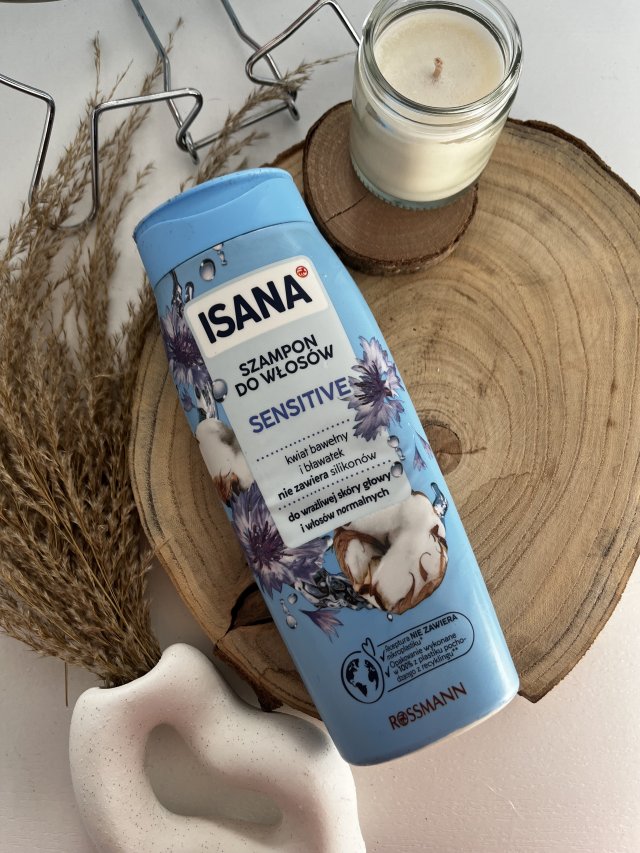 Isana Szampon do włosów, Sensitiv, Cotton Flower & Kornblume