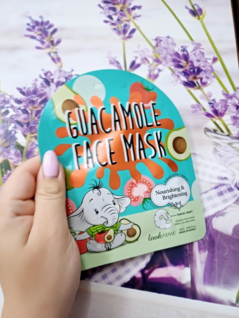 Look At Me Maska do twarzy, Guacamole Face Mask, Odżywiająco-Rozświetlająca 