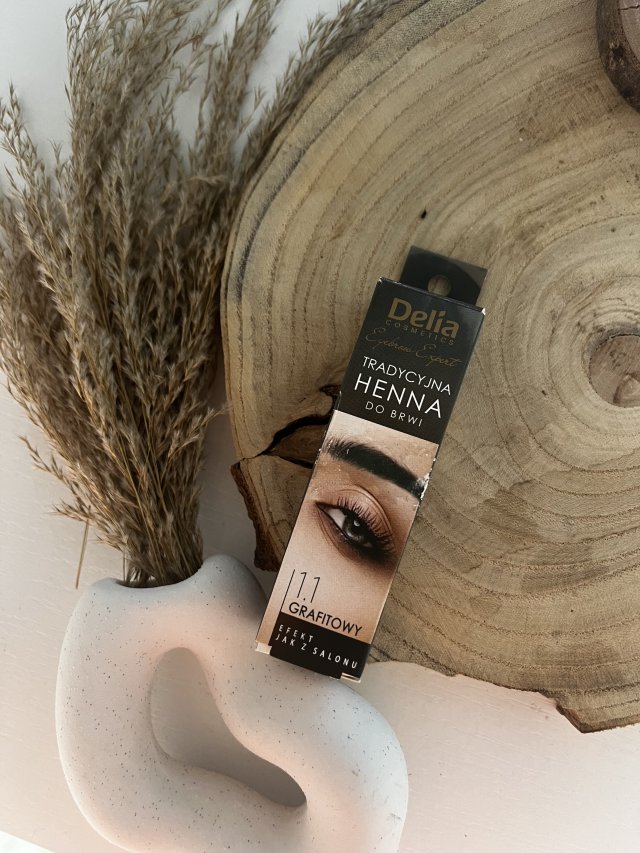 Delia Henna do brwi, Tradycyjna, nr 1.1 Szara