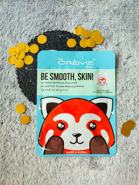 The Creme Shop Maska do twarzy w płacie, Animated Red Panda Face Mask, Be Smooth, Skin!