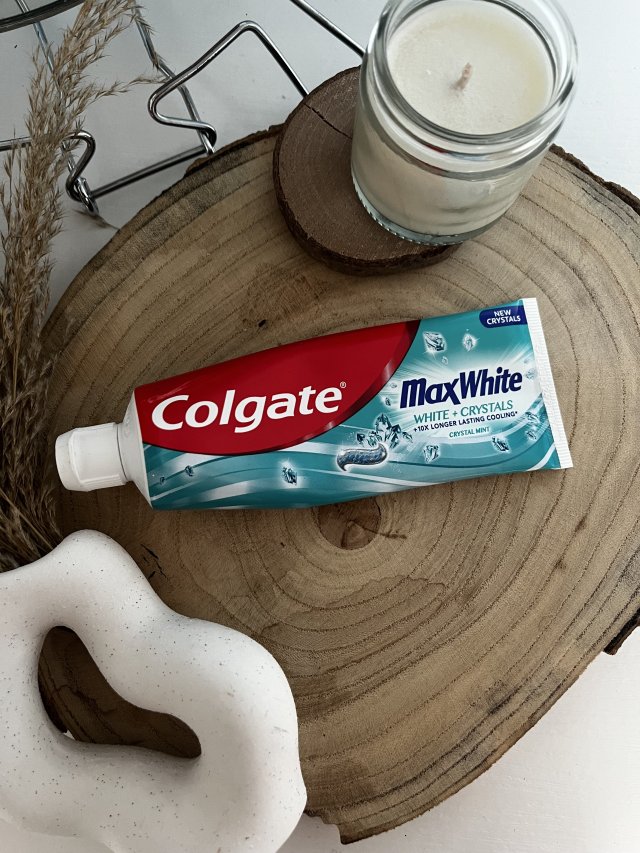 Colgate Pasta do zębów, Max White, White + Crystal, Crystal Mint 