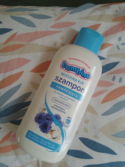 Bambino Rodzina, Szampon do włosów, Nawilżający, Do włosów normalnych i suchych