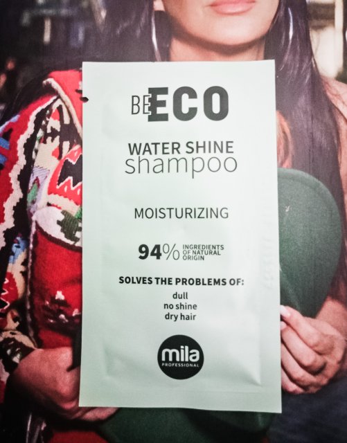Mila Professional Szampon do włosów, Be Eco, Waters Shine, Do włosów suchych.