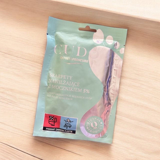 Cudo Skarpety do stóp, Express Pedicure, Nawilżające, Z mocznikiem 5%