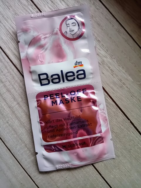 Balea Maseczka do twarzy, Peel-Off, Różowa, Cera mieszana