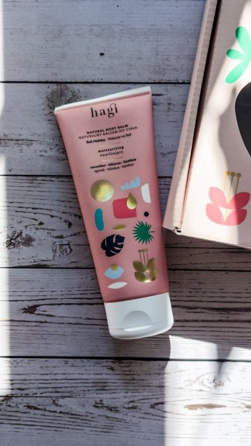 Hagi Cosmetics Balsam do ciała, Naturalny, Ogórek Hibiskus Bambus, Nawilżający