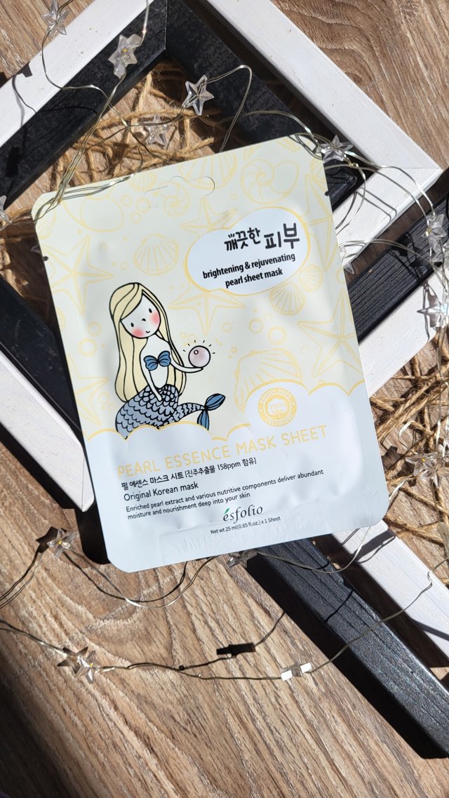 ésfolio Maska do twarzy w płacie, Pearl Essence Mask Sheet