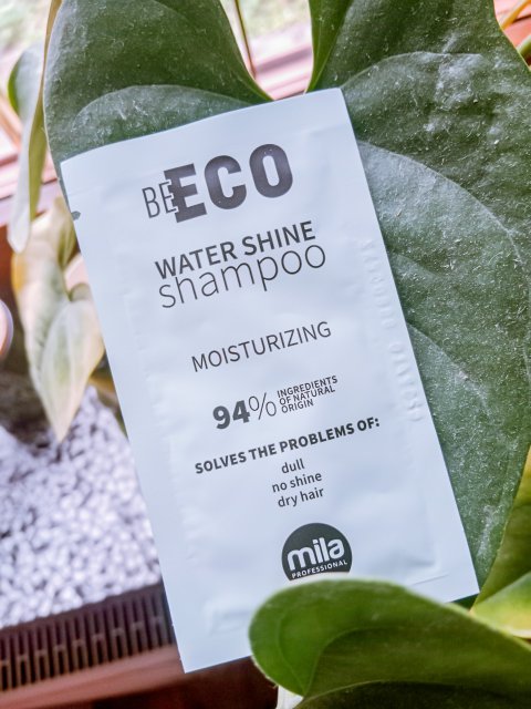 Mila Professional Szampon do włosów, Be Eco, Waters Shine, Do włosów suchych.