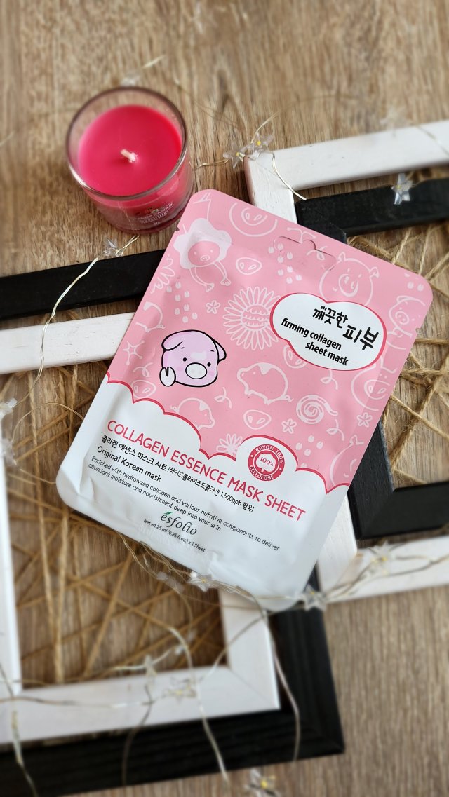ésfolio Maska do twarzy w płacie, Collagen Essence Mask