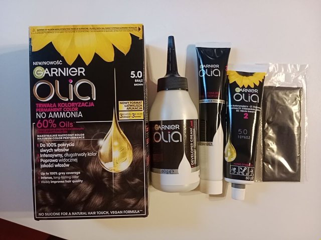 Garnier Olia, Farba do włosów, 5.0 Brąz