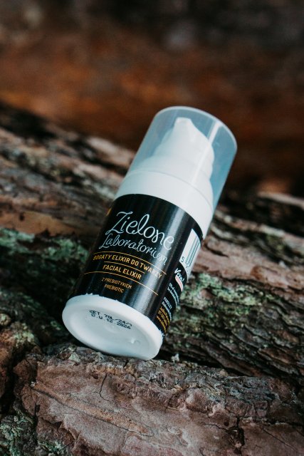 Zielone Laboratorium Elixir do twarzy, Bogaty, Z prebiotykiem