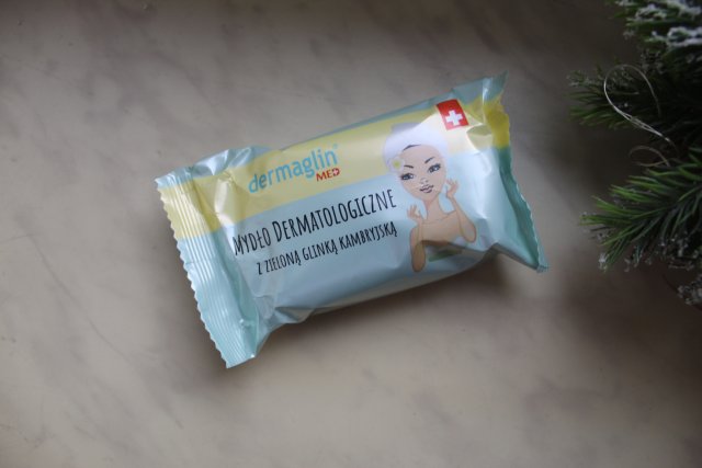 Dermaglin Mydło w kostce, Dermatologiczne, Z zieloną glinką kambryjską