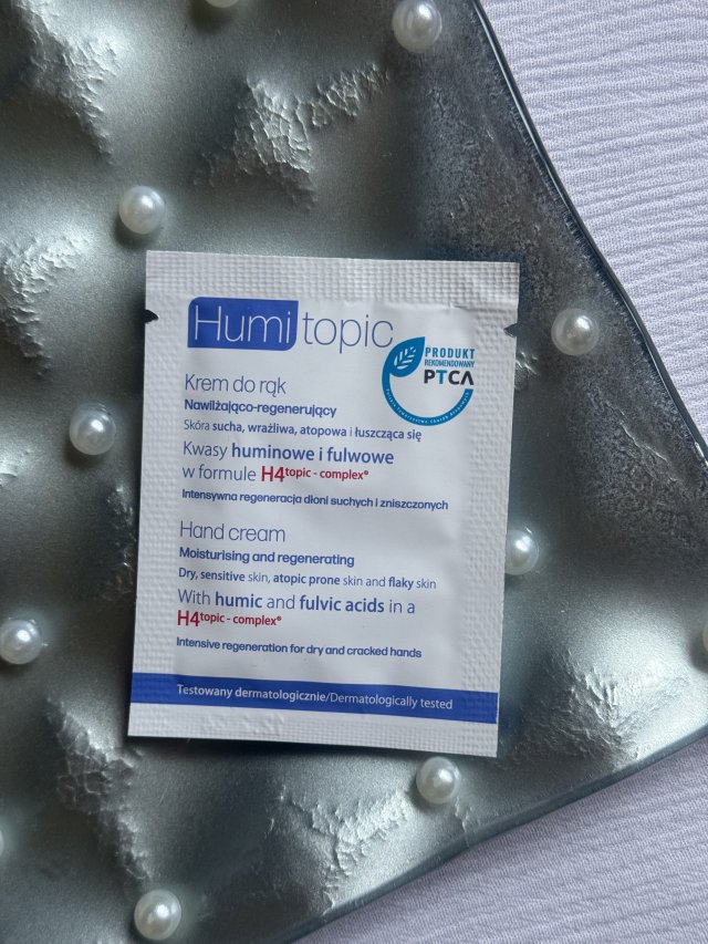 Próbka kremu do rąk humitopic 