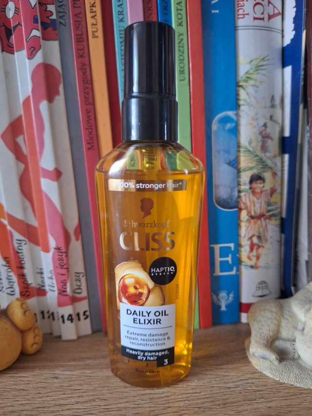 Schwarzkopf Gliss Kur, Hair Repair, Daily Oil Elixir, Eliksir do codziennego stosowania, Olej arganowy, Witamina E