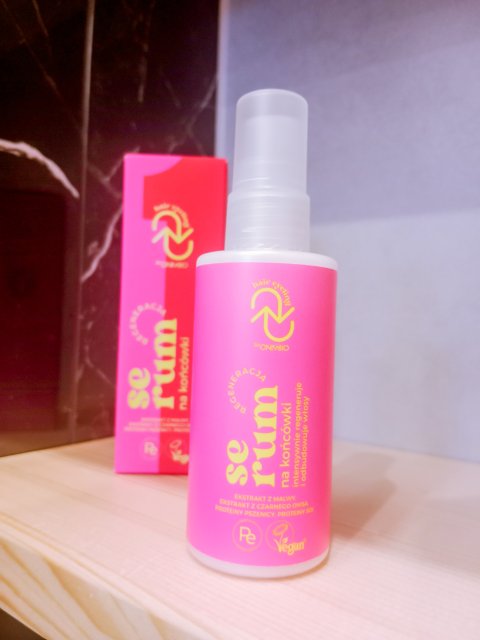 OnlyBio Hair Cycling, Serum na końcówki włosów, Regeneracja, Intensywnie regeneruje i odbudowuje włosy, Ekstrakt z malwy