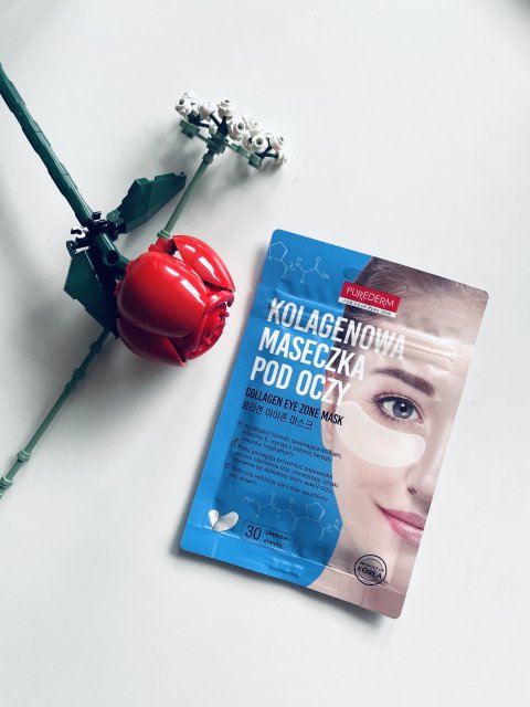 Purederm Maska pod oczy w płatkach, Kolagenowa