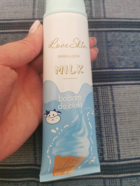 Love Skin Balsam do ciała, Zapach lodów, Milk