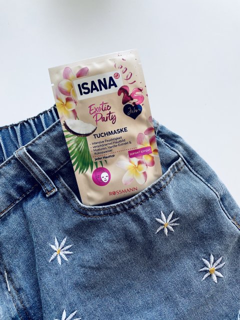 Isana Maseczka do twarzy w płacie, Exotic Party, 25 Yahre