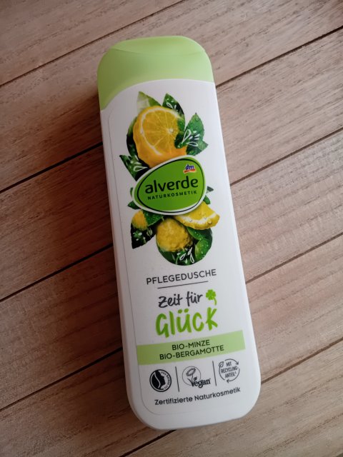 Alverde Żel pod prysznic, Mięta i Bergamotka 