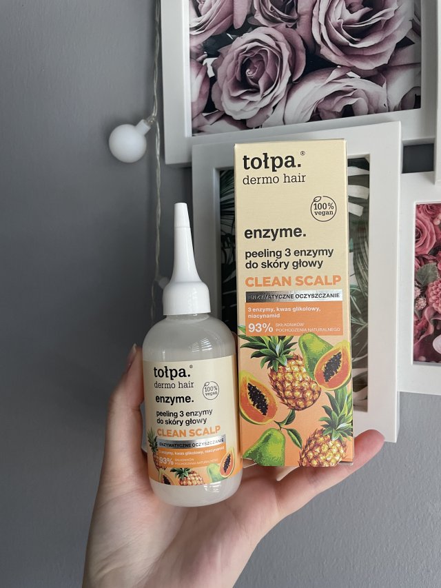 Tołpa Dermo Hair, Enzyme, Peeling do skóry głowy, 3 enzymy, Clean Scalp