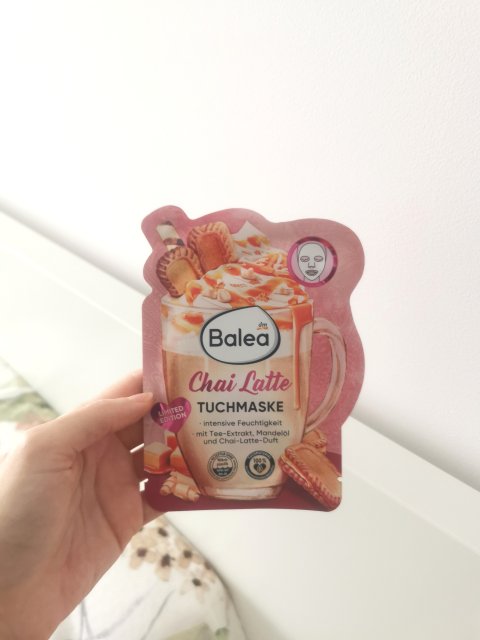 Balea Maseczka do twarzy w płacie, Chai Latte