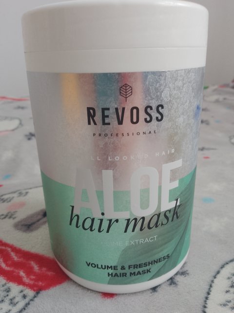 Revoss Maska do włosów, Aloe + Lime Extract, Dodający objętości 