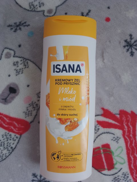 Isana Żel pod prysznic, Mleko i miód