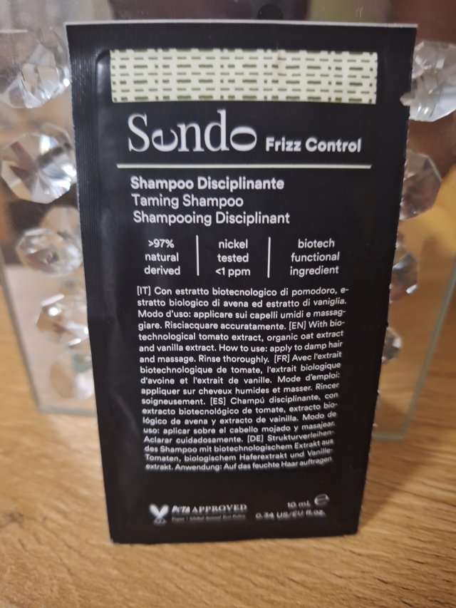 Sendo Szampon do włosów, Disciplinante, Zapobiegający puszeniu się włosów