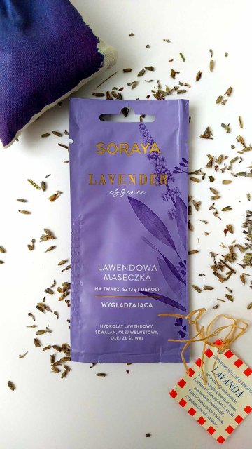 Soraya Lavender Essence, Maseczka do twarzy, Wygładzająca