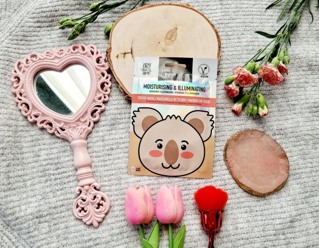 IDC Institute Maska do twarzy w płacie, Animated Face Mask Series, Moisturising & Illuminating