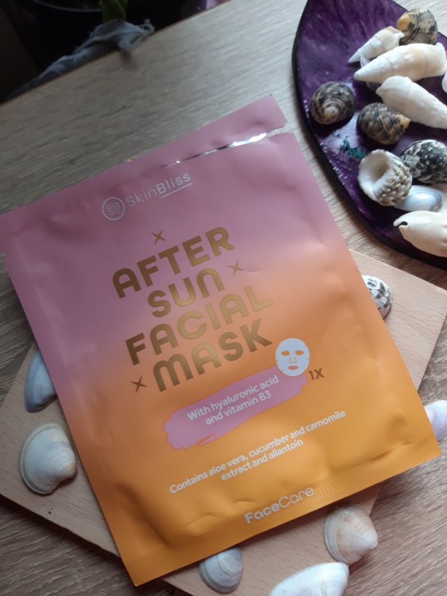 Dayes Europe B.V SkinBliss, Maska do twarzy w płacie, After Sun Facial Mask