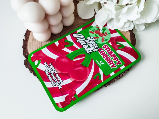 Maxbrands Marketing B.V. Face Sheet Mask, Maseczka do twarzy w płacie, Snappy Cherry