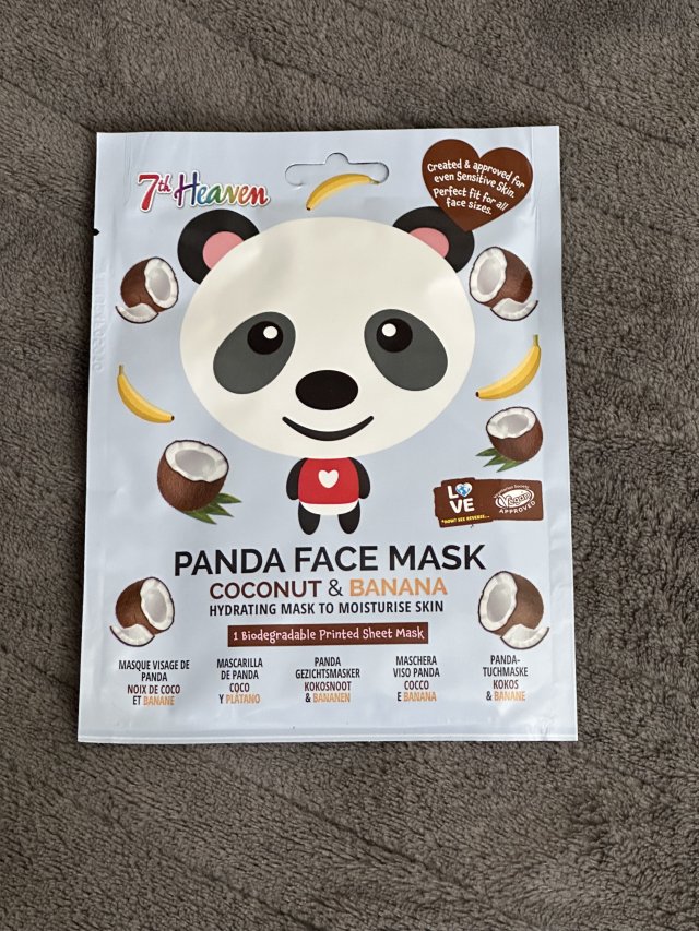 Panda face mask