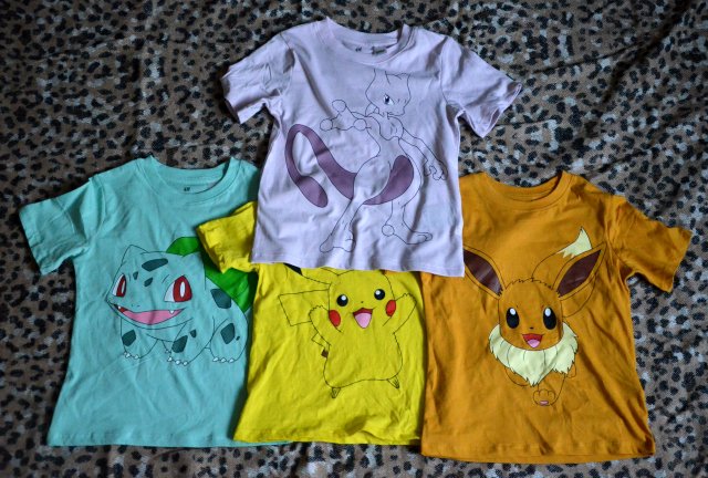 Koszulki z Pokemonami 
