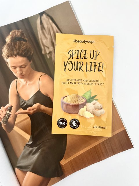 The Beauty Dept. Maska do twarzy rozjaśniająca Spice Up Your Life