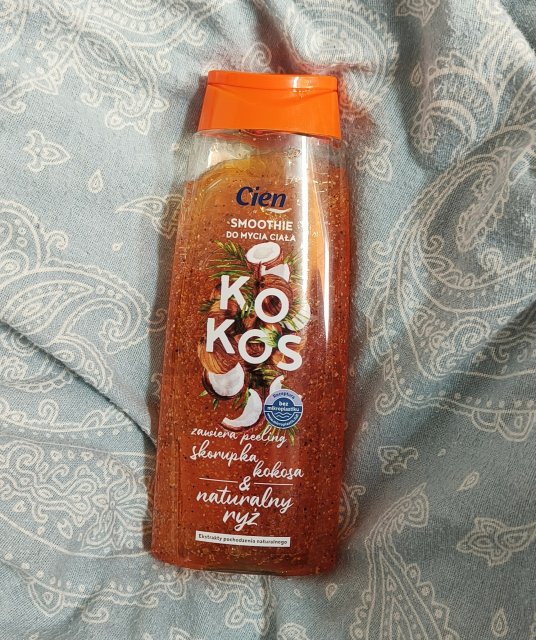 Cien Smoothie do mycia ciała, Kokos, Skorupki kokosa & Naturalny ryż 