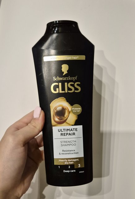 Schwarzkopf Gliss, Hair Repair, Ultimate Repair, Szampon do włosów, Strenght Shampoo