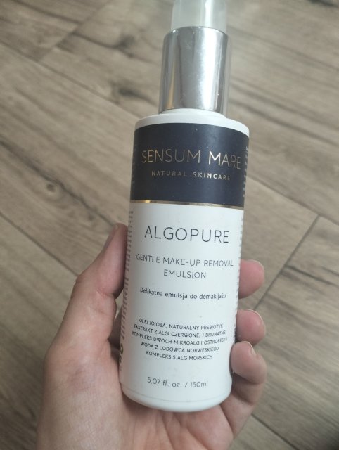 Sensum Mare Dermocosmetics Algopure, Emulsja do demakijażu, Z ekstraktem z pięciu alg morskich 