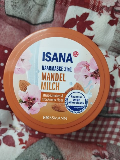 Isana Maska do włosów 3w1, Mandelmilch