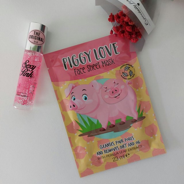 Maxbrands Marketing B.V. Facial Sheet Mask, Maseczka do twarzy w płacie, Piggy Love
