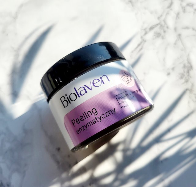 Sylveco Biolaven, Peeling do twarzy, Enzymatyczny, Ekstrakt z winogron, Bromelaina, Papaina