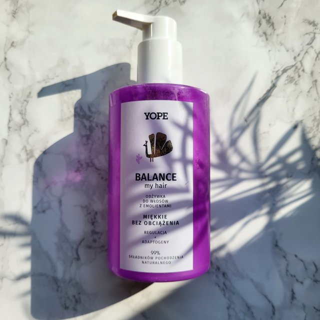 YOPE Balance My Hair, Odżywka do włosów, Z emolientami, Włosy miękkie i bez obciążenia, Regulacja + Adaptogeny