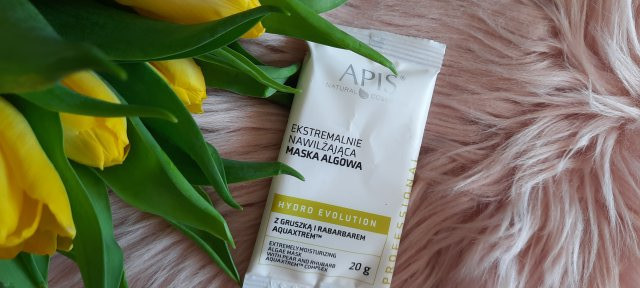Apis Maska do twarzy, Algowa, Ekstremalnie nawilżająca, Gruszka i rabarbar