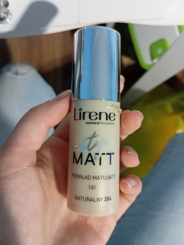Lirene City Matt, Fluid matująco- wygładzający, Naturalny, nr 204 