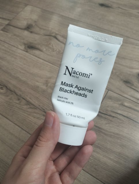 Nacomi Maseczka do twarzy, Next Level, Against Blackheads, Oczyszczająca, Czarna glinka, kwas salicylowy 2%