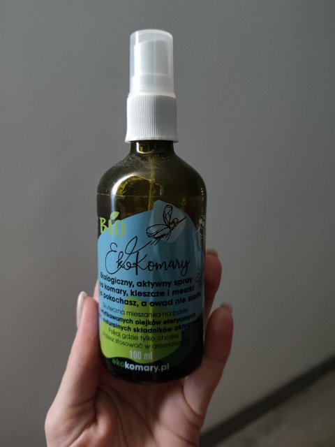 EkoKomary Ekologiczny spray na komary, Kleszcze i meszki