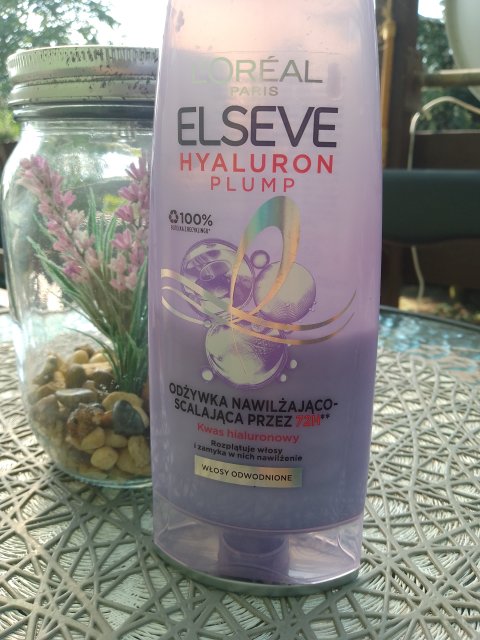 L'Oréal Elseve, Odżywka do włosów, Hyaluron Plump, Nawilżająco - scalająca, Włosy Odwodnione