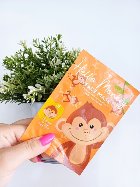 Maxbrands Marketing B.V. Maseczka do twarzy w płacie, Hello Monkey