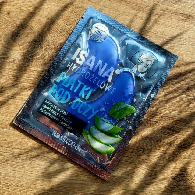 Isana Płatki pod oczy, Hydrożelowe, Kwas Hialuronowy i Aloes